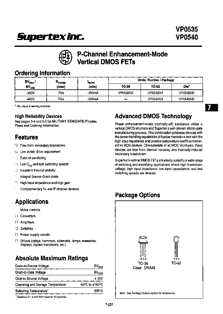 VP0540N3P013_6618596.PDF Datasheet