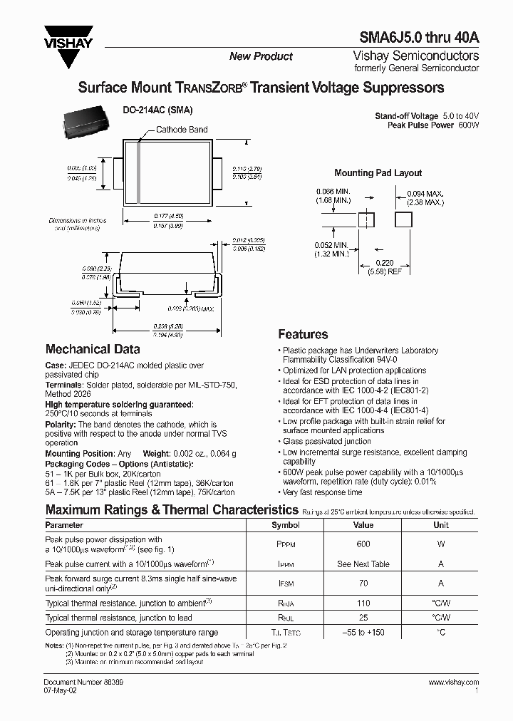 SMA6J33A_6620110.PDF Datasheet