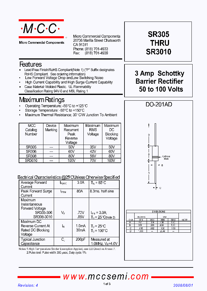 SR308-BP_6624020.PDF Datasheet