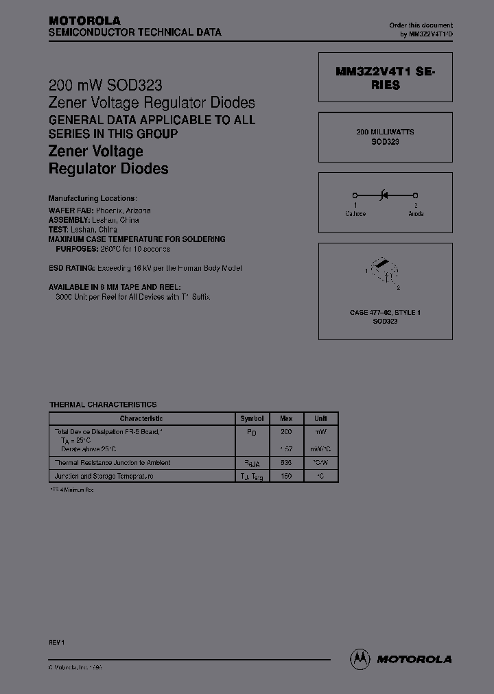 MM3Z4V3T1_6626793.PDF Datasheet