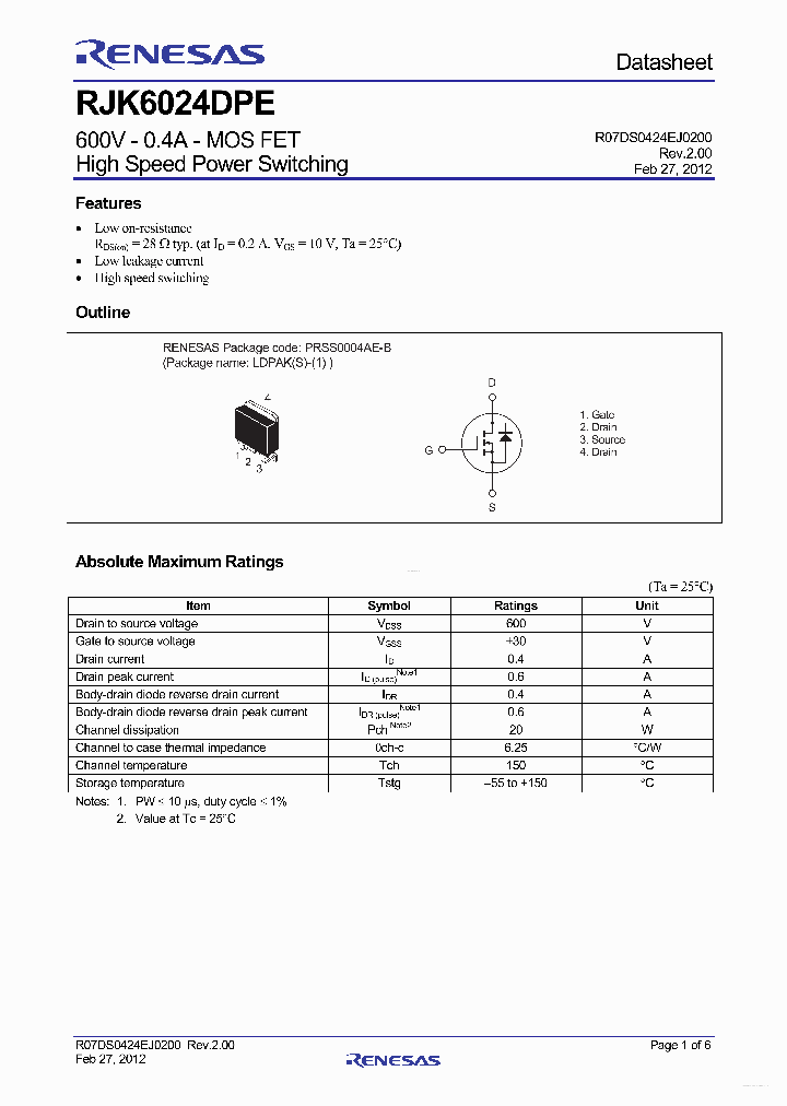 RJK6024DPE_6674157.PDF Datasheet