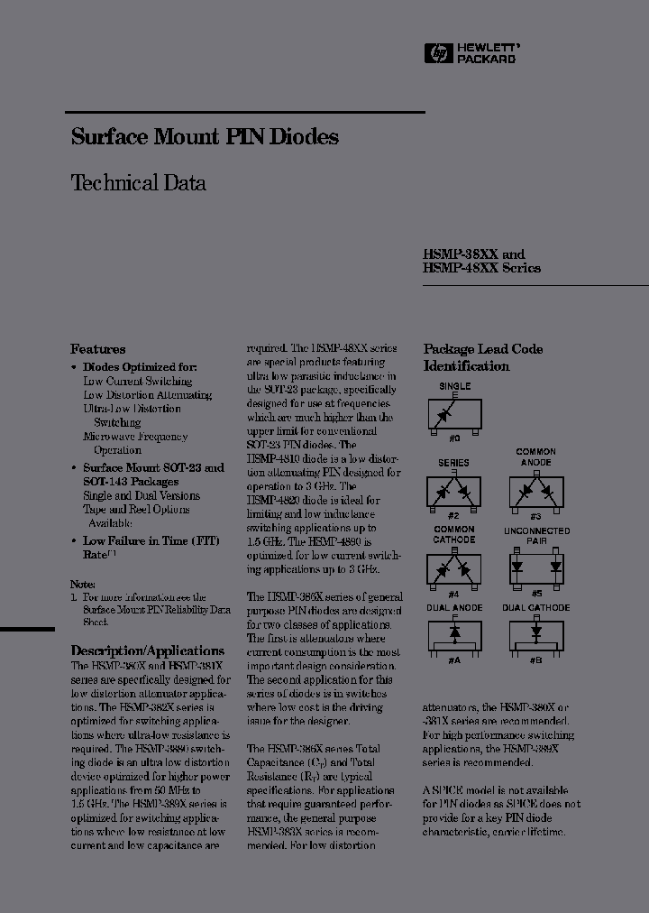 HSMP-3880L30_6634803.PDF Datasheet