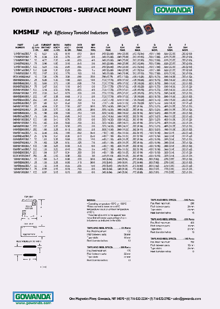 GOWANDAELECTRONICSCORP-050KM3303SMLF_6642875.PDF Datasheet