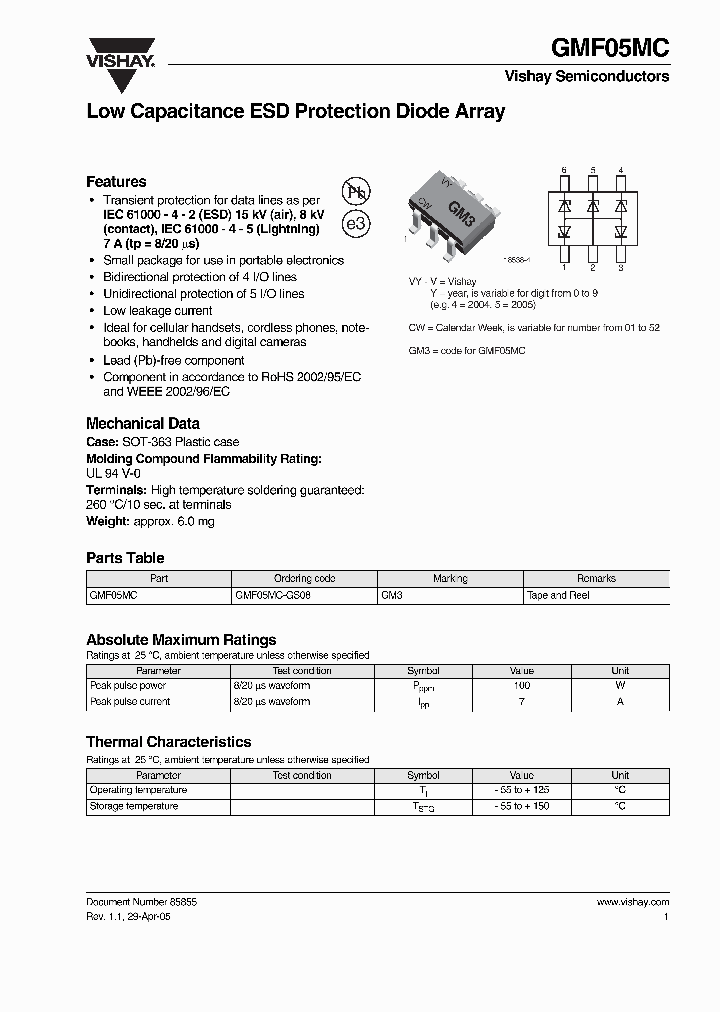 GMF05MC-GS08_6638216.PDF Datasheet