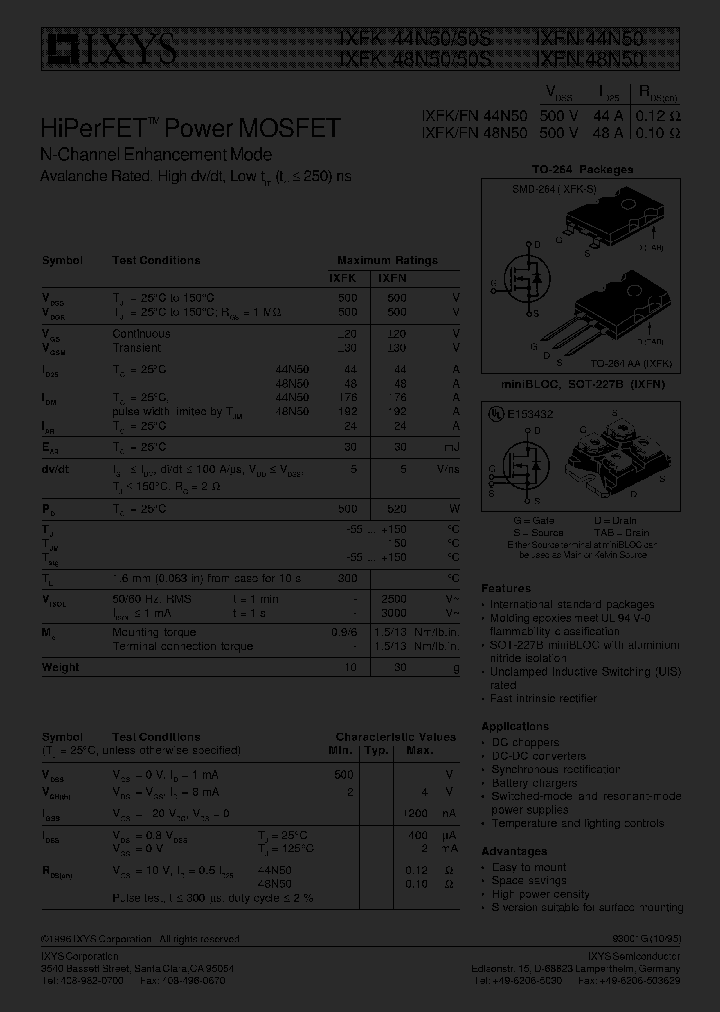 IXFK44N50S_6643303.PDF Datasheet