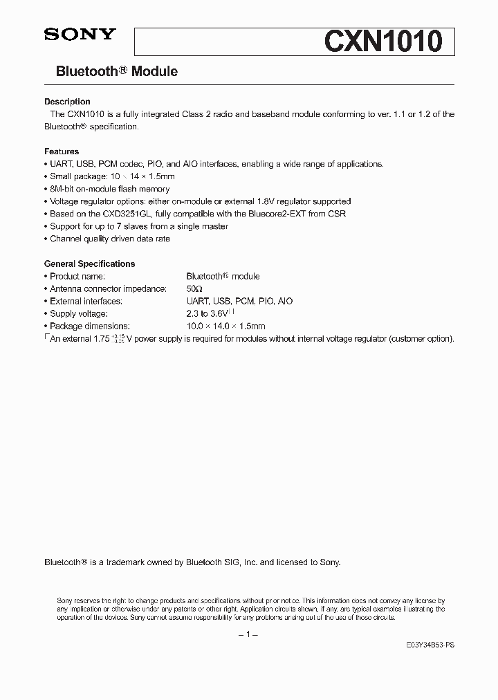 CXN1010-3DAL_6649054.PDF Datasheet