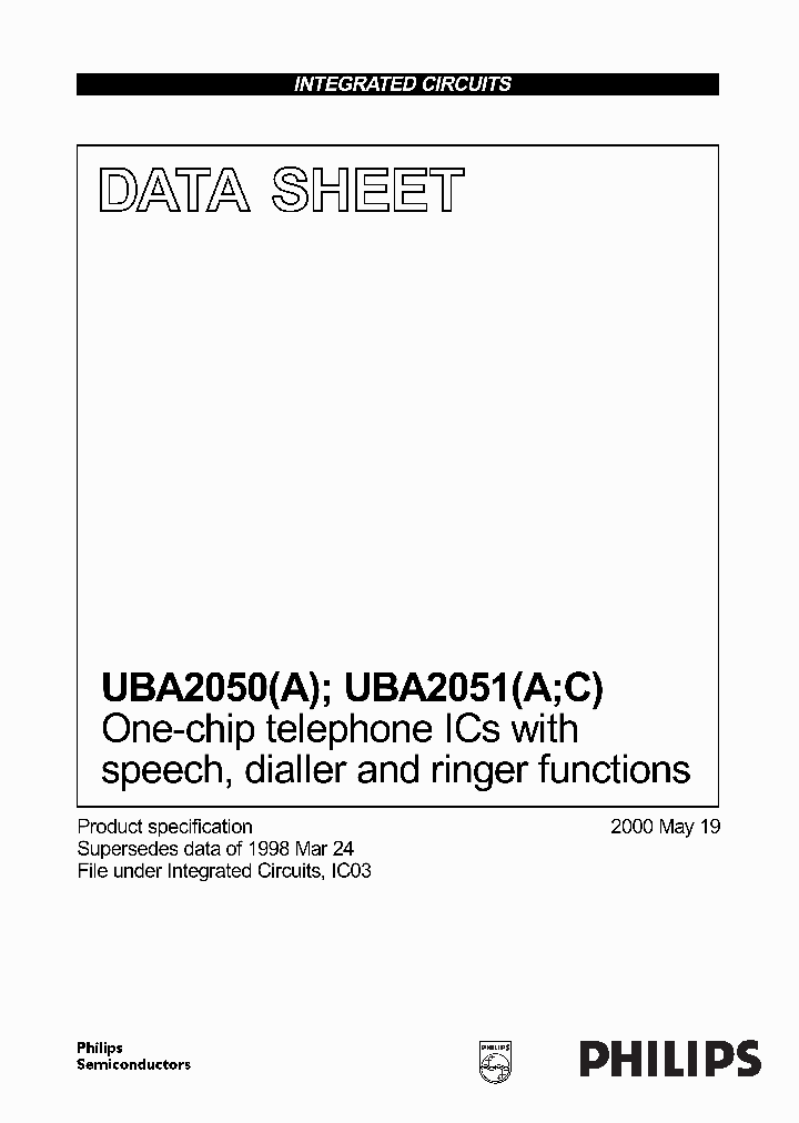 UBA2050_6778104.PDF Datasheet