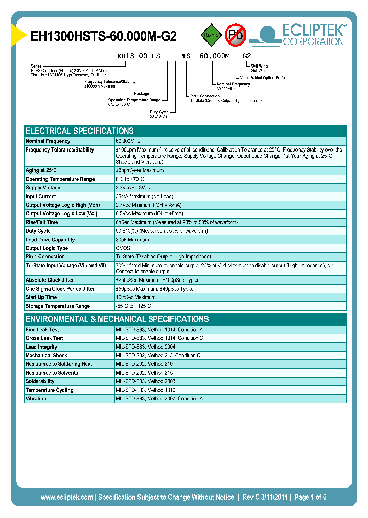 ECLIPTEKCORP-EH1300HSTS-60000M-G2_6678253.PDF Datasheet