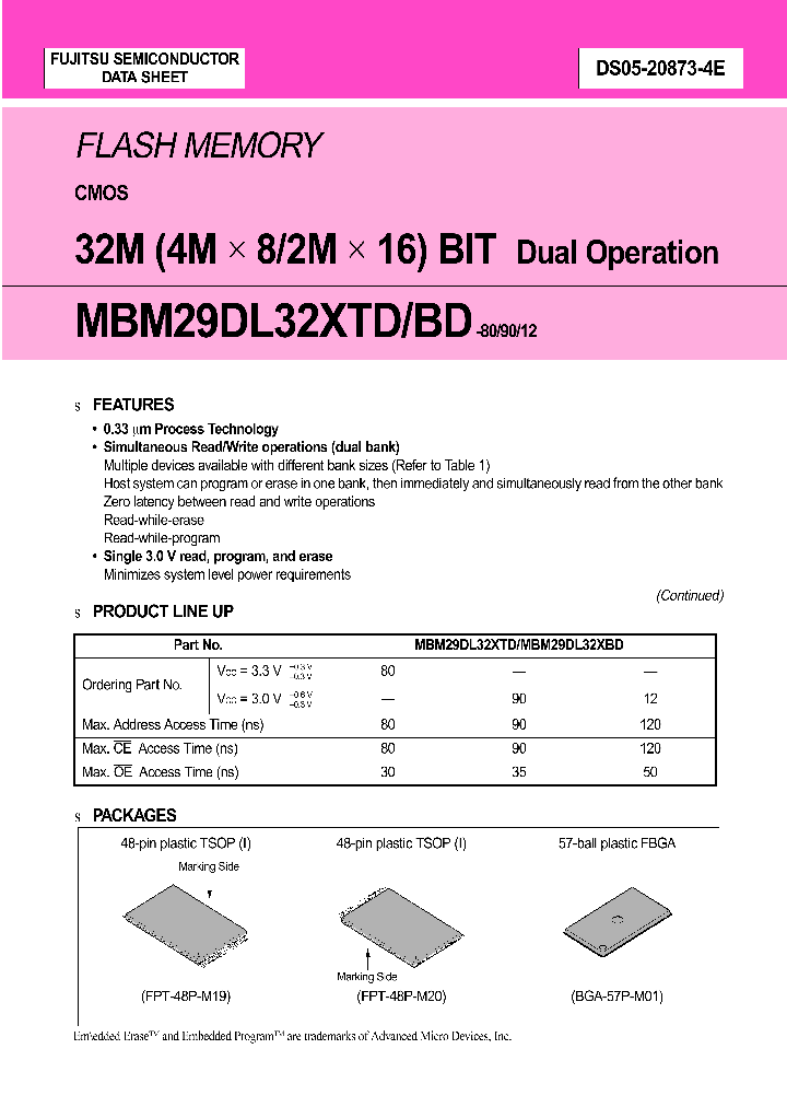 MBM29DL323BD-90PBT_6676616.PDF Datasheet