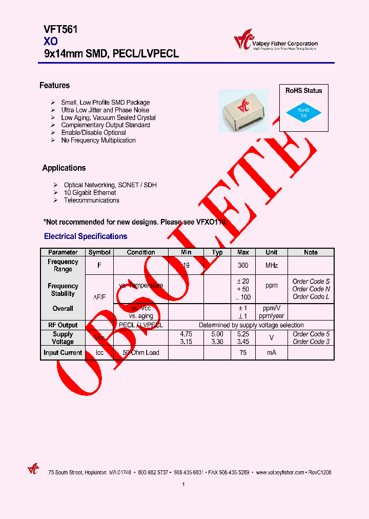 VFT561-E3AS-FREQ_6684128.PDF Datasheet