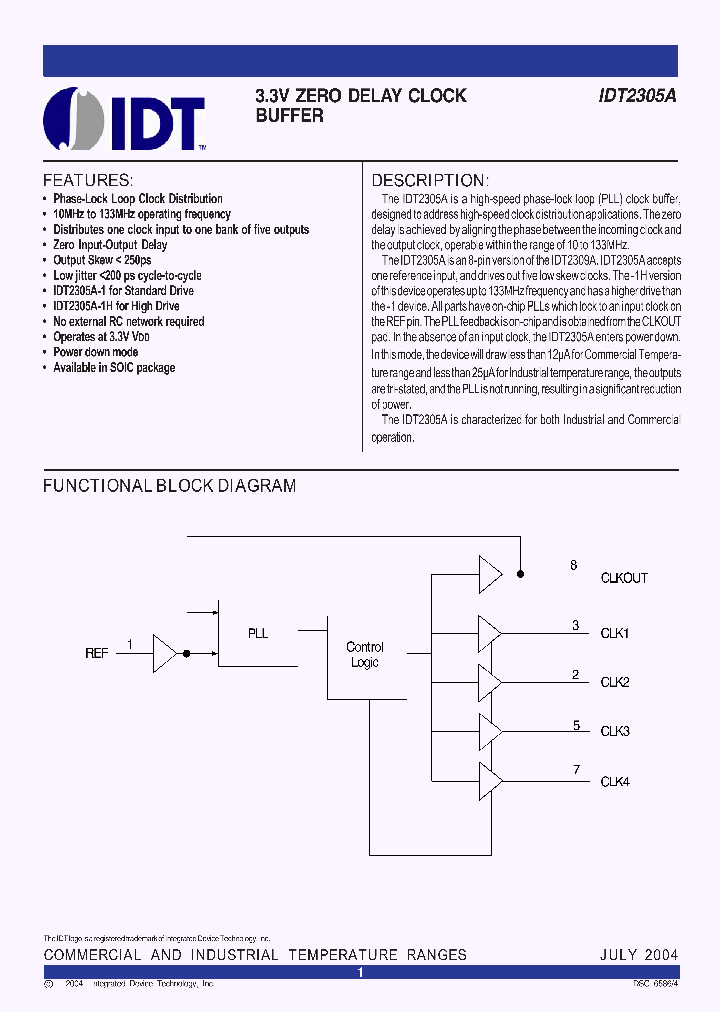 IDT2305A-1HDC8_6680351.PDF Datasheet