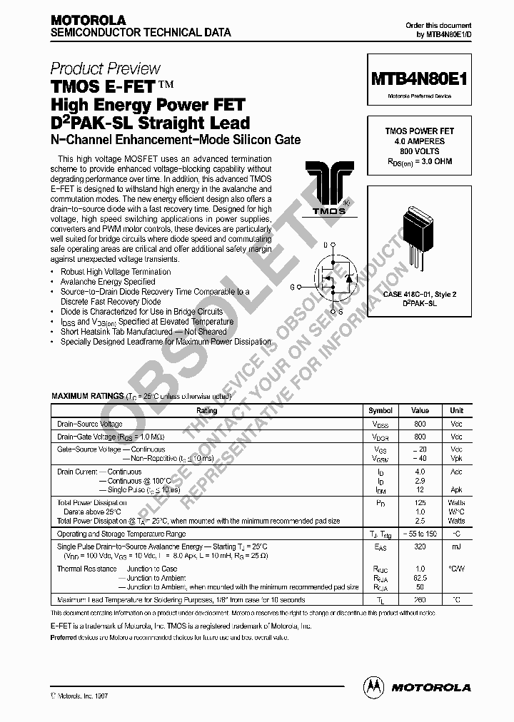 MTB4N80E1_6693562.PDF Datasheet