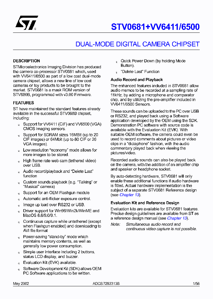 STMICROELECTRONICS-VV6500C001_6693097.PDF Datasheet