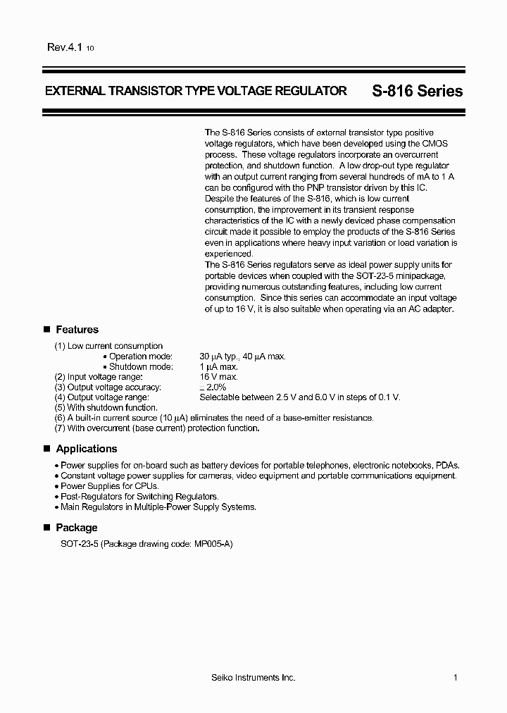 S-816A35AMC-BAK-T2_6702456.PDF Datasheet