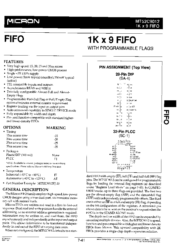 MT52C9012-35AT_6699042.PDF Datasheet