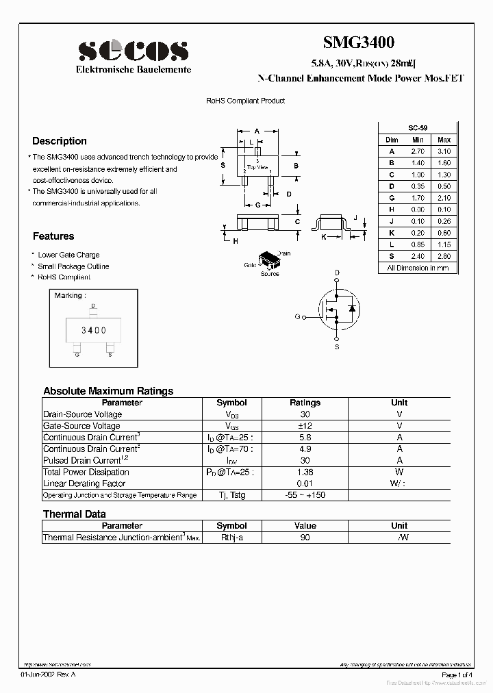 SMG3400_6923338.PDF Datasheet