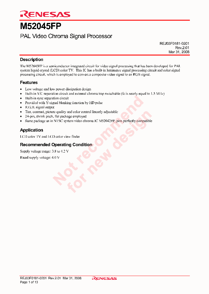 M52045FP_6707069.PDF Datasheet