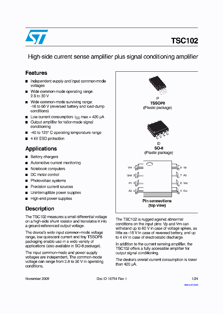 TSC102IYDT_6710310.PDF Datasheet