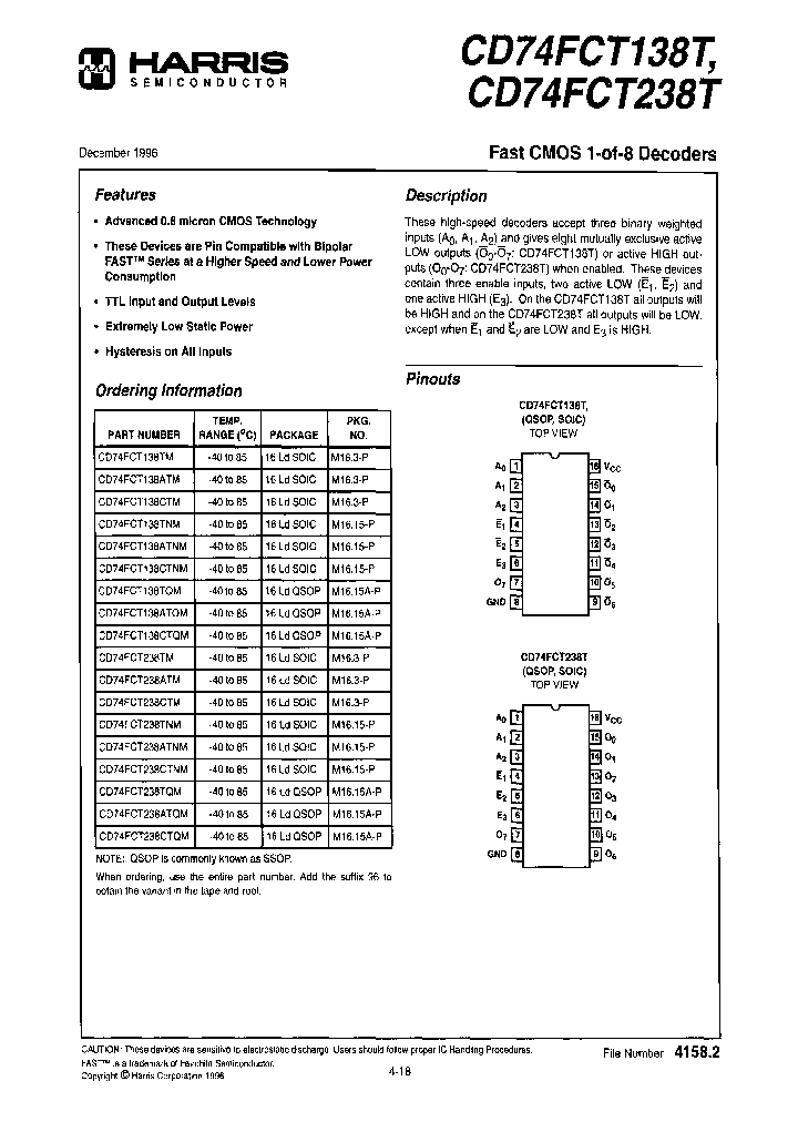 CD74FCT238TM_6706583.PDF Datasheet