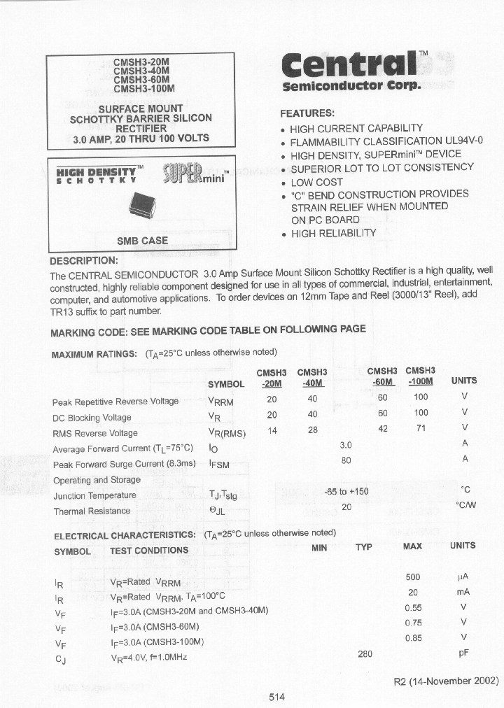 CMSH3-20MTR13_6714738.PDF Datasheet