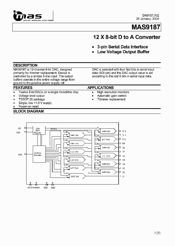 MAS9187_6933847.PDF Datasheet