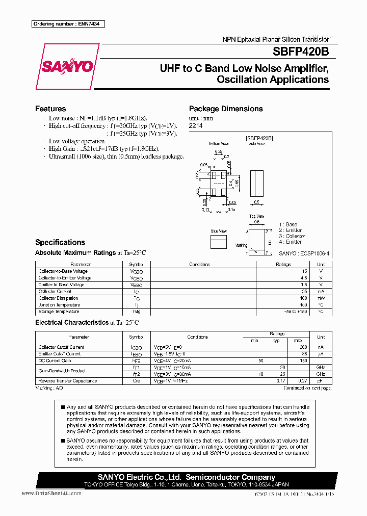 SBFP420B_6933973.PDF Datasheet