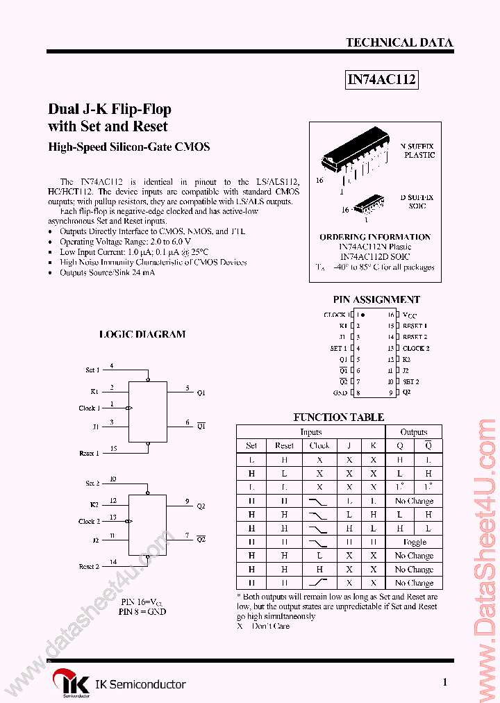 IN74AC112_6936316.PDF Datasheet