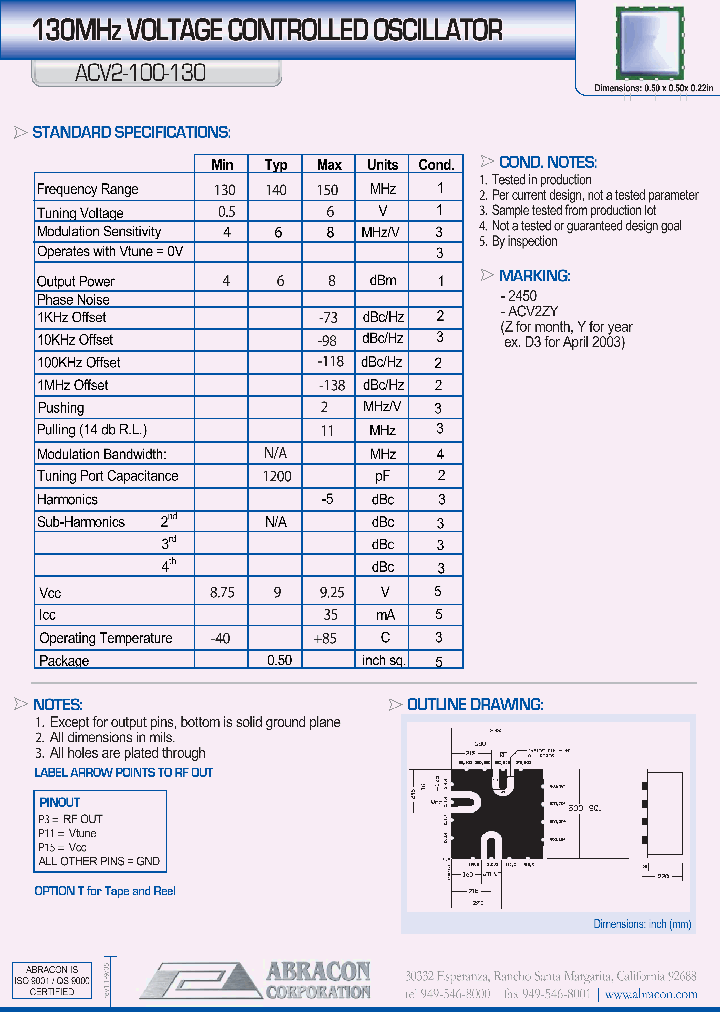 ACV2-100-130_6740694.PDF Datasheet