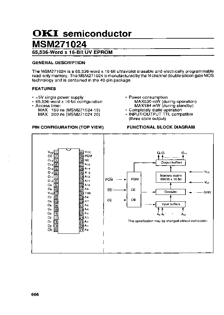 MSM271024-15AS_6776543.PDF Datasheet