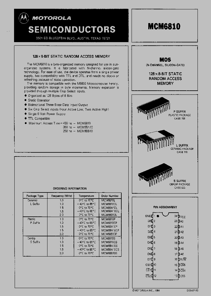 MCM6810P_6784550.PDF Datasheet