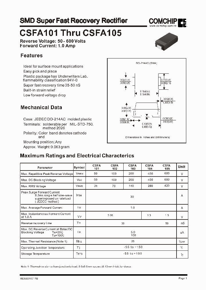 CSFA104_6792581.PDF Datasheet