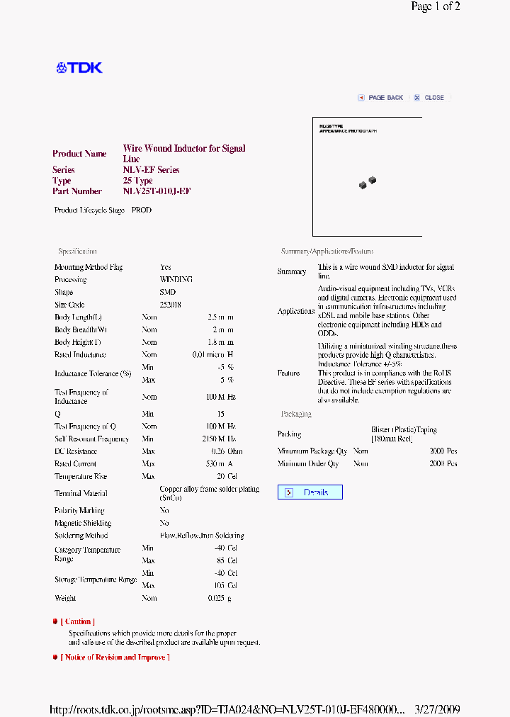 NLV25T-010J-EF_6795352.PDF Datasheet
