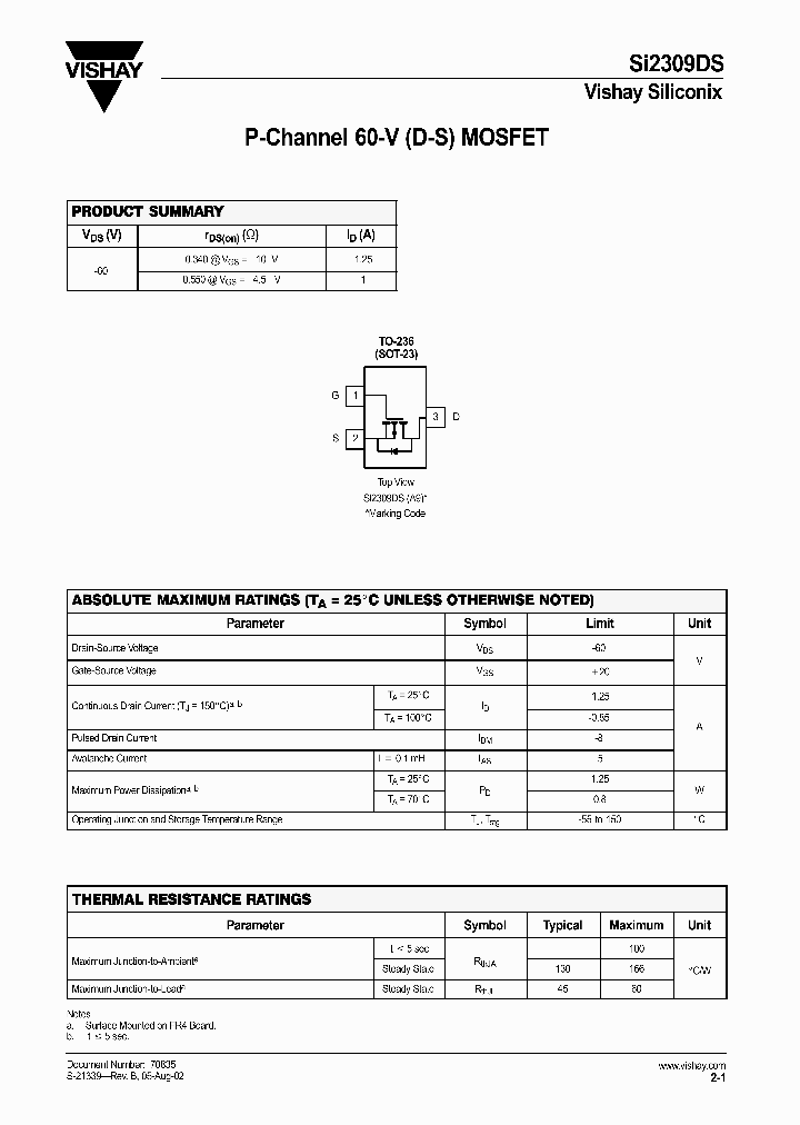 SI2309DS-E3_6792492.PDF Datasheet