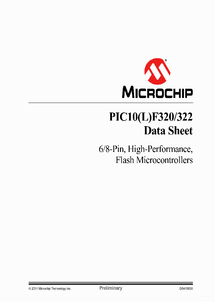 PIC10F322_6946641.PDF Datasheet
