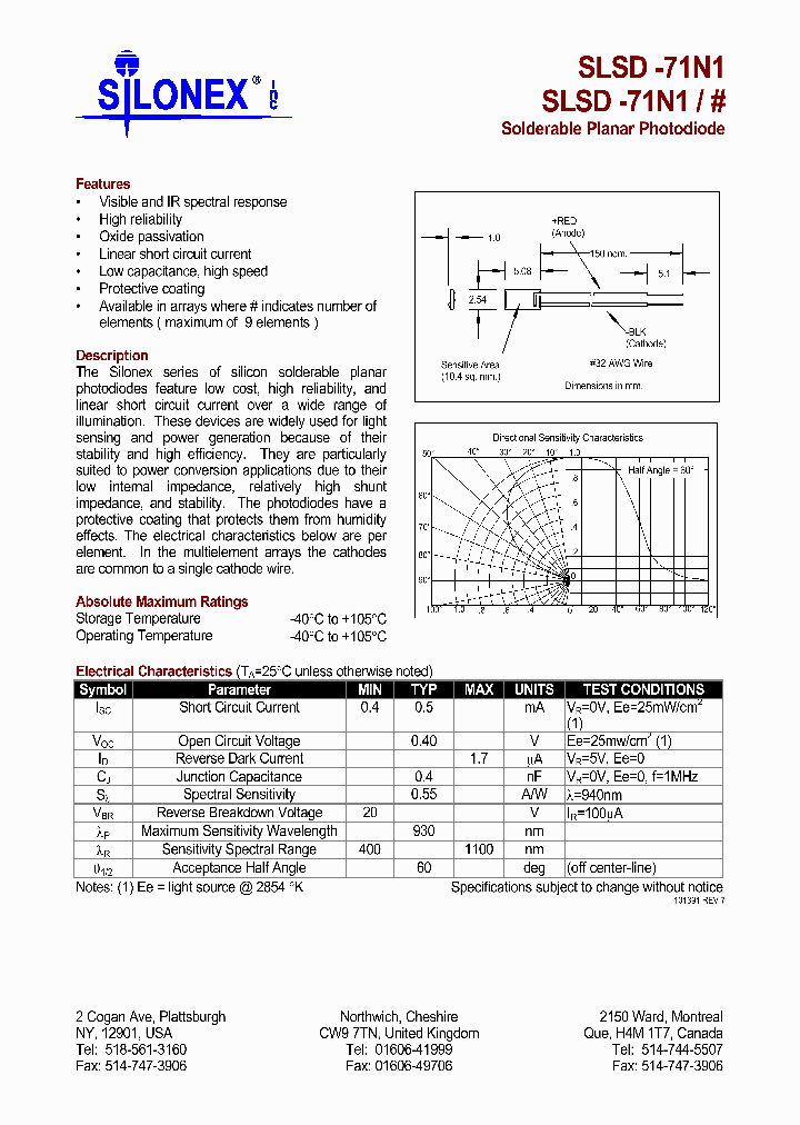 SLSD-71N11_6806566.PDF Datasheet