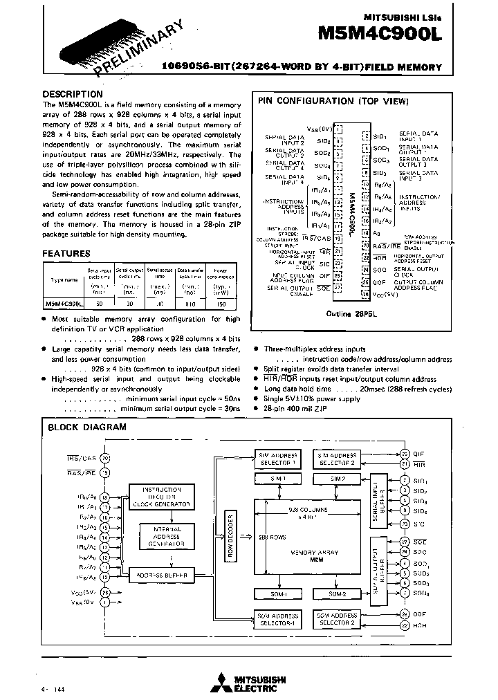 M5M4C900L_6808116.PDF Datasheet