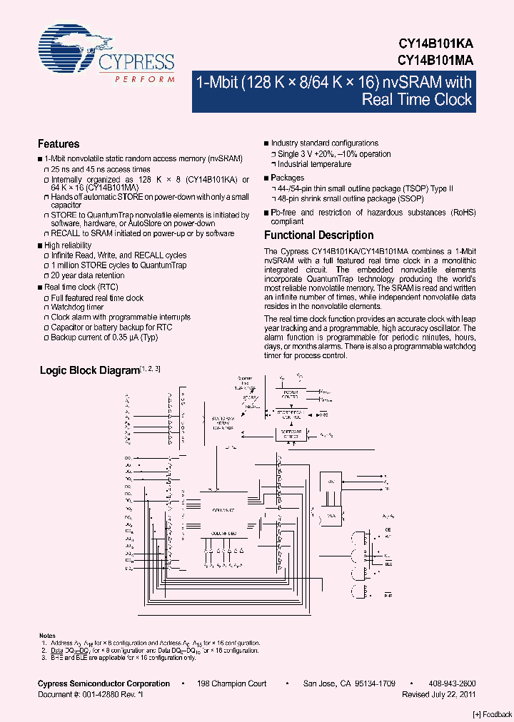 CY14B101KA-SP45XI_6809162.PDF Datasheet