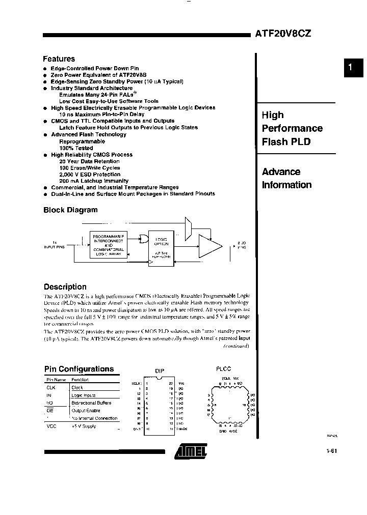 ATF20V8CZ-15PI_6817367.PDF Datasheet