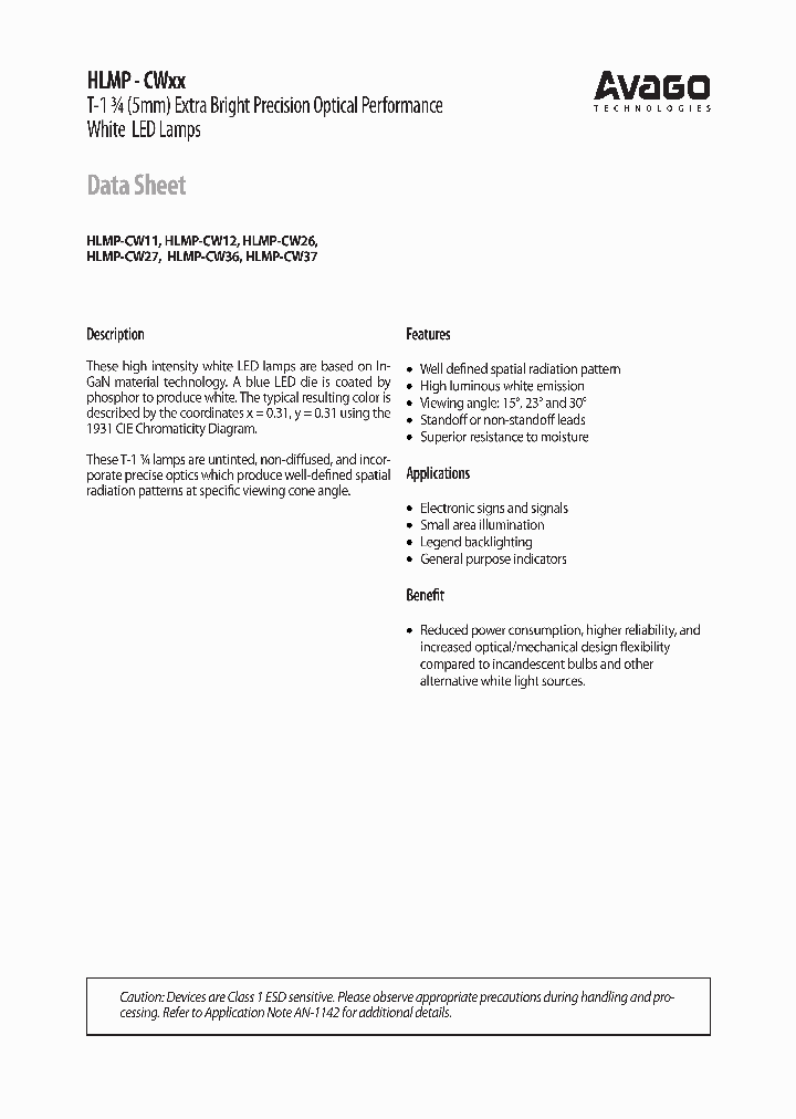 HLMP-CW37-TW000_6824011.PDF Datasheet