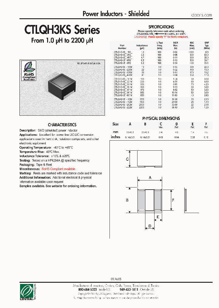 CTLQH3KSF-100M_6826000.PDF Datasheet
