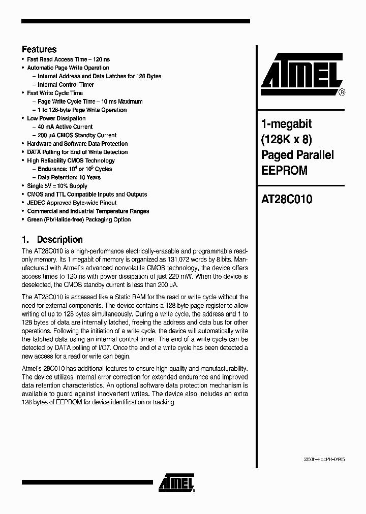 AT28C010E-20PL_6845895.PDF Datasheet