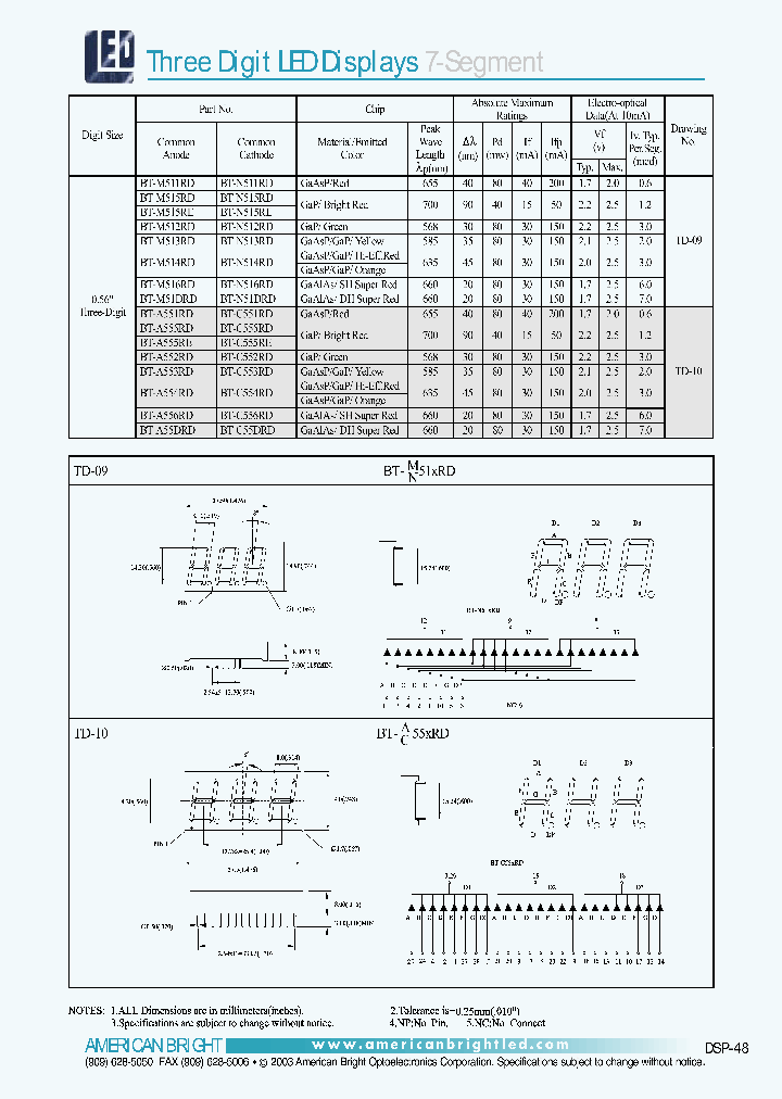 BT-C554RD_6854005.PDF Datasheet