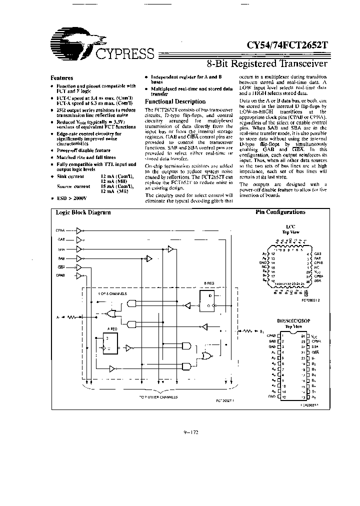 CY54FCT2652CTDMB_6858909.PDF Datasheet