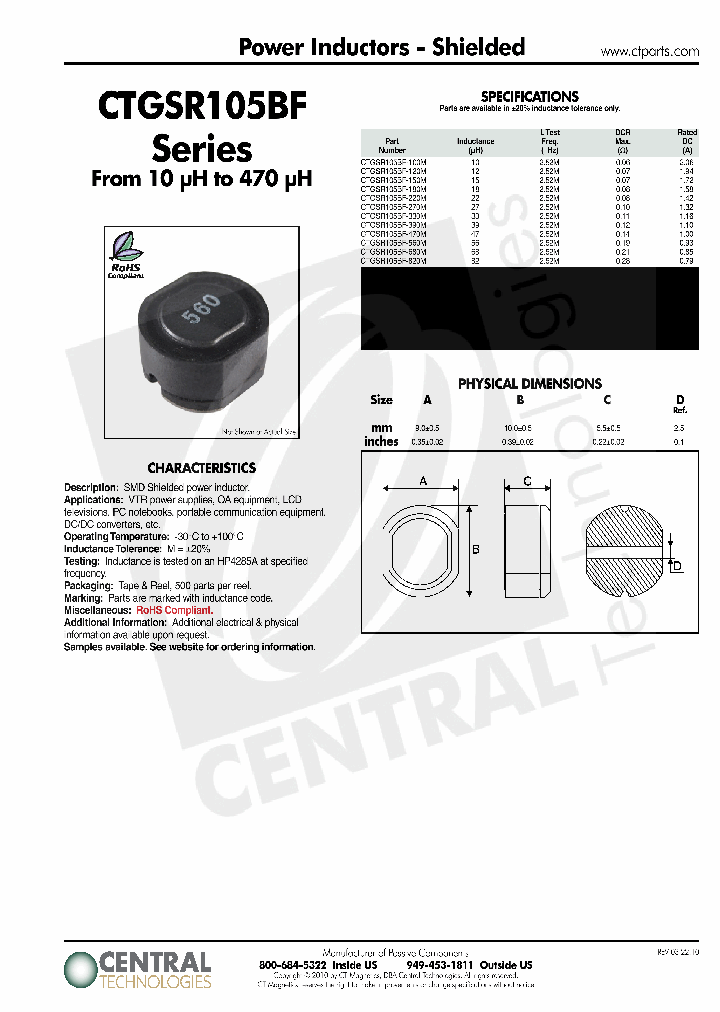 CTGSR105BF-331M_6872095.PDF Datasheet