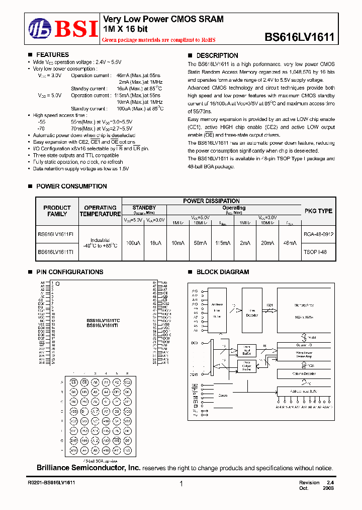 BS616LV1611FIG55_6953322.PDF Datasheet