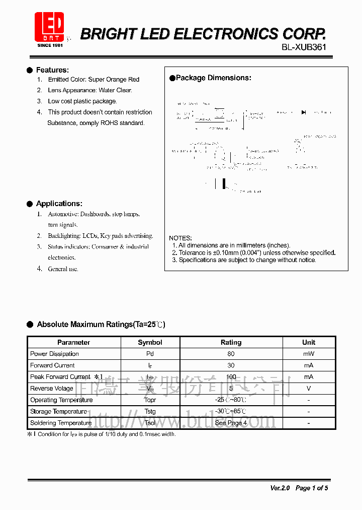 BL-XUB361_6879687.PDF Datasheet