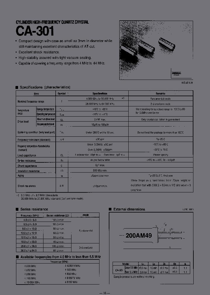 CA-301-4433619MHZ-CL_6885601.PDF Datasheet