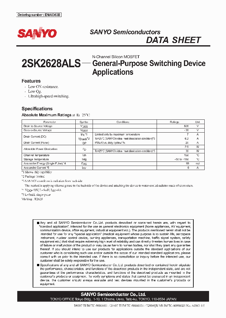 2SK2628ALS_6888060.PDF Datasheet