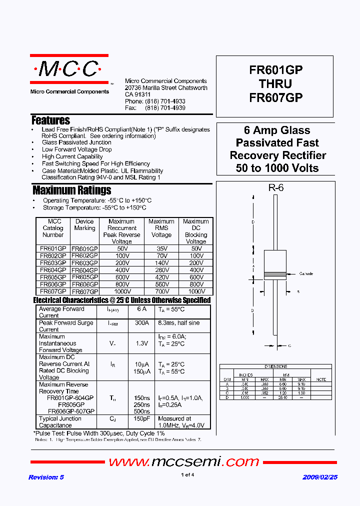 FR602GP-AP_6889723.PDF Datasheet