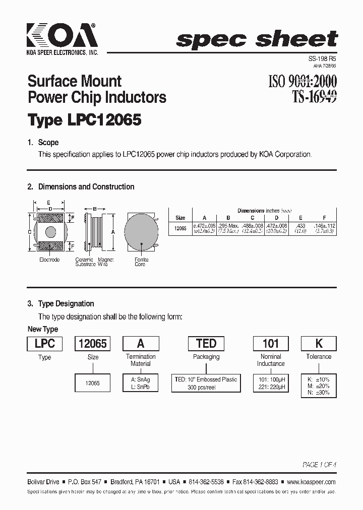 LPC12065LTED4R7M_6893337.PDF Datasheet